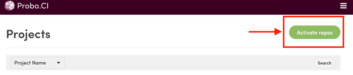 Click Activate Repos
